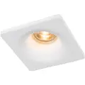 QAZQA Innfelte spotlight hvit 12 cm rund - Gypsy Stucco