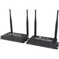 Techly IDATA HDMI-WL212, 1920 x 1080 piksler, AV-sender og -mottaker, 200 m, Trådløs, Sort, HDCP