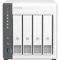 Qnap TS-433 - NAS-server - 4 brønner - SATA 6Gb/s - RAID 0, 1, 5, 6, 10, JBOD, 50, 60 - RAM 4 GB - Gigabit Ethernet / 2.5 Gigabit Ethernet - iSCSI støtte