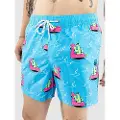 Party Pants River Dino Boardshorts blå