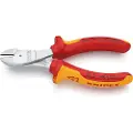 Knipex 74 06 160, Diagonal tang, Kromvanadiumstål, Plast, Oransje, Rød, 160 mm, 215 g