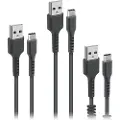 SBS TEKITUSBC3IN1K, 2 m, USB A, USB C, USB 2.0, Sort
