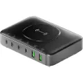 4smarts Charging Station - 7 in 1 - USB 24 pin USB-C - 100 Watt