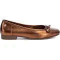Carmela for woman. 16179107-BRONCE Leather Ballerinas 161791 bronze (39), Flat, None, Casual, Party, Classic