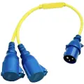 Victron Energy 16a/250v Cee-støpsel/2xcee-skjøteledning