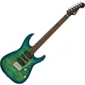 Charvel MJ DK24 HSH 2PT W Mahogany with Flame Maple Wenge Fingerboard Caribbean Burst
