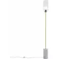 QAZQA Art Deco gulvlampe messing med klart glass - Rid