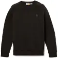 Timberland for man. TB0A2BNKX651 Exeter River brushed back crew neck sweatshirt black (3XL), Casual, Cotton