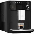 Melitta 630-212, Espressomaskin, 1,8 l, Kaffe bønner, Innebygd kaffekvern, 1400 W, Sort