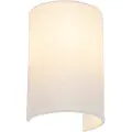QAZQA Smart vegglampe hvit inkl. Wifi A60 - Simple Drum Jute