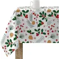 Muare Merry Christmas Flekkesikker Duk 200x139 Cm