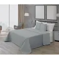 Muare Mikrosatin Bunnlaken Til 135 Cm Seng 235x270 Cm