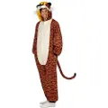 MOM Tigre Big Kigurumi Med Hette Og Hale Kostyme