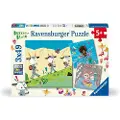 Ravensburger Puslespill Bukkene Bruse 3x49 brikker,