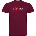 Kruskis I Love Dad Kortarmet T-skjorte