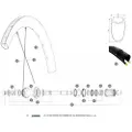 Mavic Cosmic Pro Carbon Ust Disc 650b Venstre Bakhjuls-eiker 12 Enheter