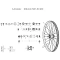 Zipp Zm1 3zero Forhjulsaksel