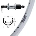 Winora Ryde Zac 19 700 Shimano Acera T3000 8s Bakhjul
