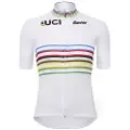 Santini Uci Official World Champion Master Kort Ermet Trøye