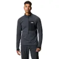 Mountain Hardwear Polartec Power Grid Fleecejakke Med Halv Glidelås