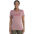 Icebreaker 150 Tech Lite Ii Iceb Logo Camo Merino Kortarmet T-skjorte