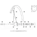 Mavic Ksyrium Pro Carbon Sl Ust Bakre Høyre Eiker 12 Enheter