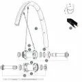 Mavic Qrm+ Cl Forhjulsaksel