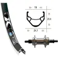 Winora Rigida X-star 19 6-7s 24´´ Bakhjul