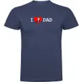 Kruskis I Love Dad Kortarmet T-skjorte