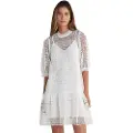 Salsa Jeans Lace Kjole Med 3/4 Ermer