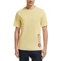 Scotch & Soda Artwork Kortarmet T-skjorte