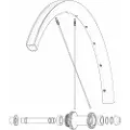 Mavic Kit 12 Front/rear Cosmic Slr 32 Disc Eiker