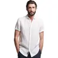 Superdry Studios Casual Linen Kortarmet T-skjorte
