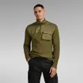 G-Star Army Half Genser Med Halv Glidelås