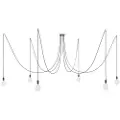 Creative Cables Spider 6 Falls With Light Bulb Pendellampe