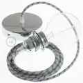 Creative Cables Rd55 Stripes Diy 1 M Hengelampe Pendel For Lampeskjerm