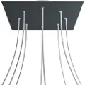Creative Cables Kroq408f111 Xxl Rose-one Square Anthacite Rose-sett