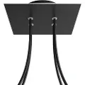 Creative Cables Krovnq204f103 Rose-one Square Matte Black Dusjsett