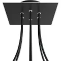 Creative Cables Krovnq206f103 Rose-one Square Matte Black Rose Kit