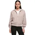 Build Your Brand Crinkle Batwing Jakke