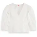 Scotch & Soda Anglaise Langermet Bluse