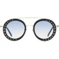 Skull Rider Silver Loop Solbriller For Kvinner