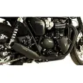 Remus Bonneville T120/black 18 Stainless Steel Tapered Right Homologert Slip On Lyddemper