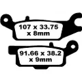 EBC Brakes Fa-tt Series Carbon Fiber Fa445tt Bremseklosser