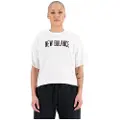 New Balance Relentless Heathertech Cropped Kortarmet T-skjorte