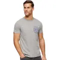 Superdry Copper Label Chest Graphic Kortarmet T-skjorte