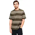 Superdry Relaxed Fit Stripe Kortarmet T-skjorte