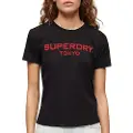 Superdry Sport Luxe Graphic Fitted Kortarmet T-skjorte