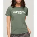 Superdry Sport Luxe Graphic Fitted Kortarmet T-skjorte