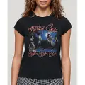 Superdry Motley Crue Cap Band Kortarmet T-skjorte